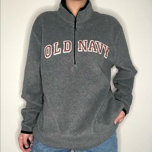 old navy fleece sweater
